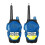 Blå walkie-talkies för barn, 2-pack, för åldrarna 4-8 1