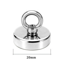 Neodymium Fishing Magnet Heavy Duty with Countersunk Hole