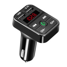 Dual USB Bluetooth Car Charger Adapter with MP3 Player