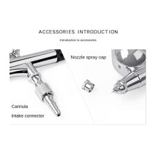 2X 0.3mm Double Action Airbrush Kit Air Brushes for Painting Electric Airbrush Set for Painting Models, Auto