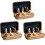 Mini Christmas Nativity Set Religious Decoration 3 Pieces 1