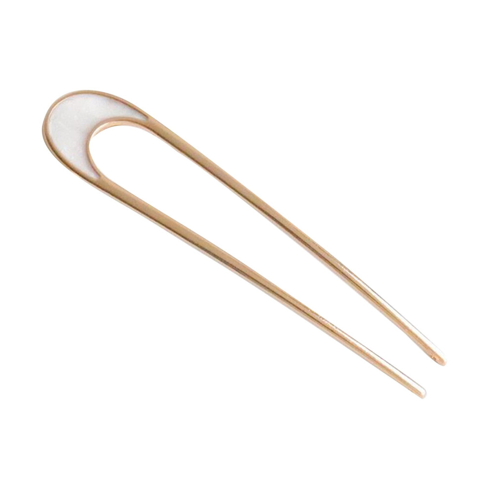 French Hair Pin U-Shaped Metal Fork Style 1 Piece