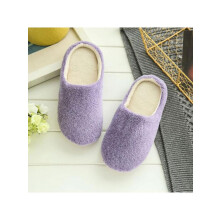 Pantoufles pour hommes et femmes, chaussures d'intérieur douces et chaudes en peluche