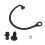 Fuel Cap Retaining Strap Portable Lightweight Curved 1