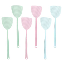 Plastic Fly Swatter Indoor Outdoor Pastel 0.35 lb