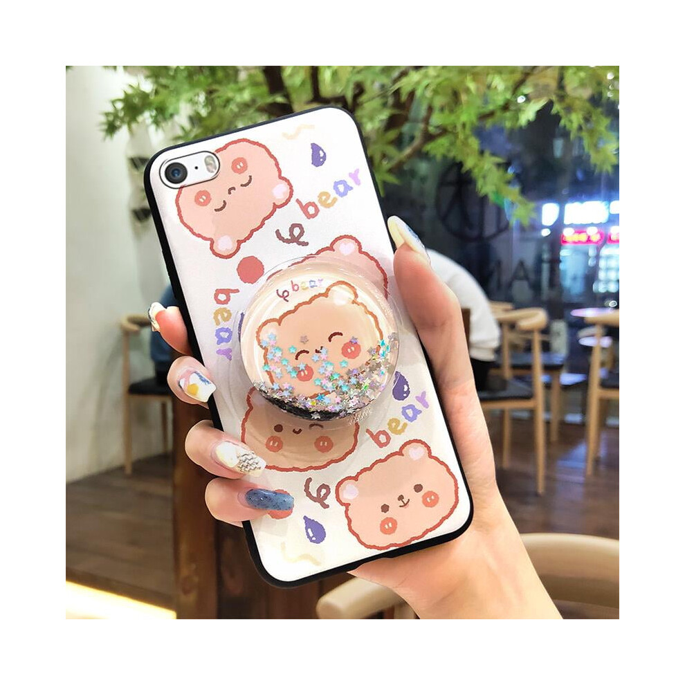 Iphone 5/5S/Se Phone Case Â Soft Tpu With Glitter Cartoon 9178400851902