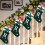 Chaussettes de Noël tricotées avec alphabet brodé 1