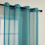 Ensfarvede transparente gardiner lysfiltrerende 2 paneler 54" x 4