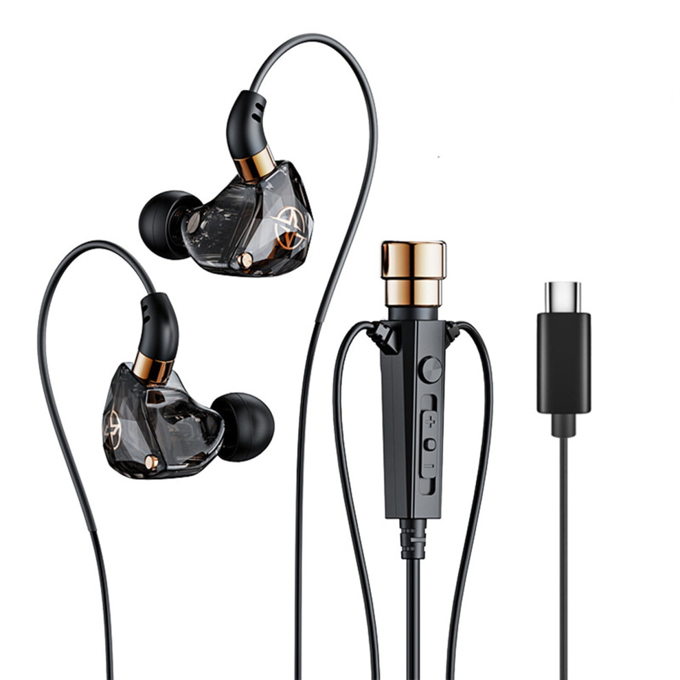 Usb-C Wired Earbuds With Mic And Hifi Bass, Noise-Isolating 9418476030475