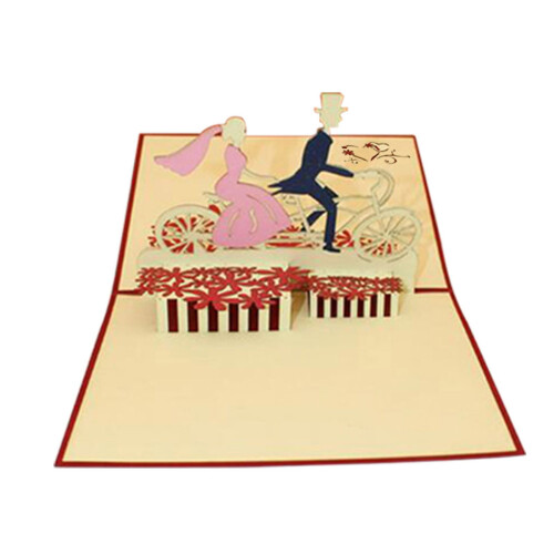 3D Pop Up Valentine's Day Card with Envelope 10PCS