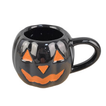 Mug citrouille d'Halloween en céramique 35 cl