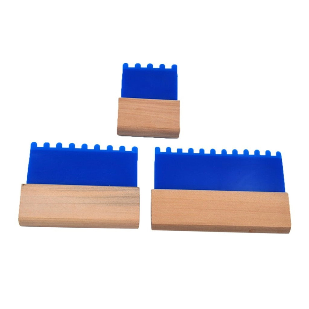 Texturing Combs Set for Stucco and Plaster 3 Pieces