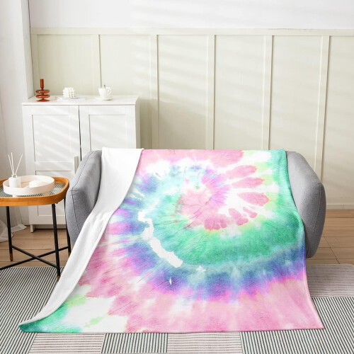 Couverture polaire tie-dye 152 x 203 cm 1