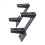 1 Pair LED Work Light Bracket Kit Dual A-Pillar Mounting Brackets for   JK JKU 2DR 4D 2007-2017 3