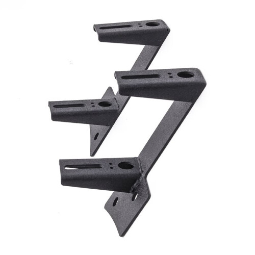 1 Pair LED Work Light Bracket Kit Dual A-Pillar Mounting Brackets for   JK JKU 2DR 4D 2007-2017 2
