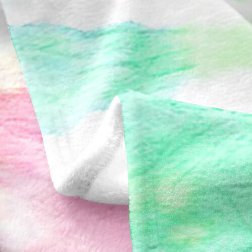 Couverture polaire tie-dye 152 x 203 cm 2