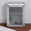 Aluminium Alloy Small Mailbox Grey Lock 1