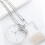 Collana commemorativa per cremazione con corna di cervo e croce 6