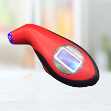 Digital Tire Gauge for Car Plastic Red Clear Display Auto