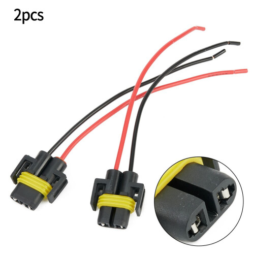 H11 H8 Bulb Wire Connector 12V-24V Car Headlight Adapter 2