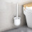 Toilet Brush with Aluminum Handle and Stand 1