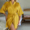 Women's silk-like V-neck open-front short robe S-XL 2