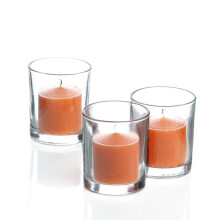 Richland Orange Citrus Votive Candles and Eastland Clear