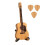 Wooden Guitar Pick Display Box with Stand 1