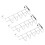 Over Door Hanger Rack Silver 3-Pack 5 Hooks 1
