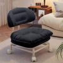 Ergonomic Office Desk Chair with Reclining Backrest and