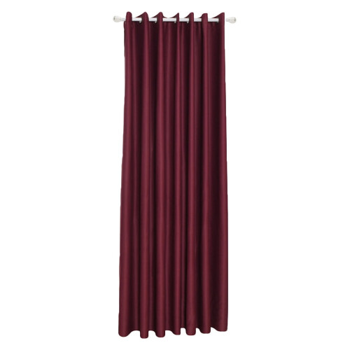 Wine Red Thermal Blackout Curtains 1 Set