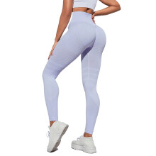 Women's Light Purple High-Waist Butt-Lifting Yoga Pants