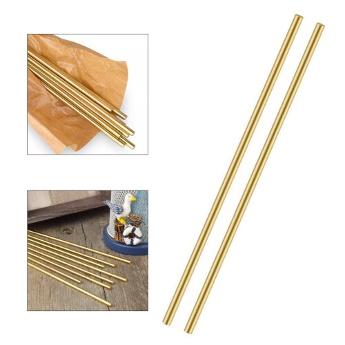 Brass Rods 3mm Diameter 200mm Length 2 Pcs