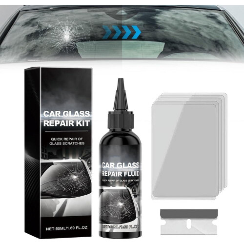 Windshield Chip Repair Kit Compatible with Cars Windows