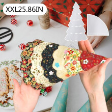 Acrylic Christmas Tree Quilting Ruler Set 7 pcs