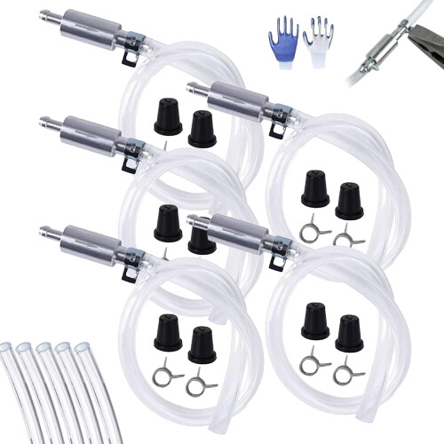 Brake Bleeder Hose with One-Way Check Valve 5 pcs