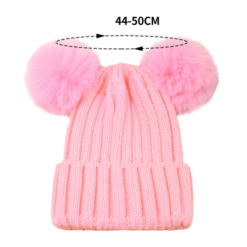 Bonnet d'hiver chaud en tricot pour tout-petits 1