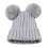 Bonnet d'hiver chaud en tricot pour tout-petits 3