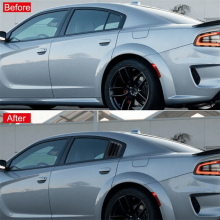 Rear Window Quarter Louvers Cover for Dodge Charger