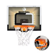 Indoor Mini Basketball Hoop with Electronic Scoreboard,