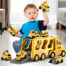 Simulation Engineering Vehicle Toy with Music Lights