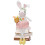 Easter Bunny Plush Decor Rabbit 17.3 inch Standing Sitting 1