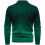 Pull de Noël homme à col roulé ajusté et dégradé, en maille 4