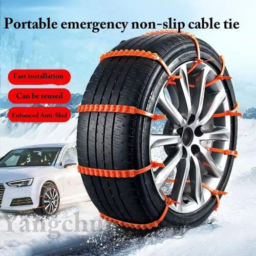 Chaînes à neige réutilisables pour pneus de 20 pouces 2