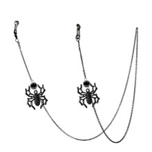 Chaînette pour lunettes femme motif chauve-souris Halloween