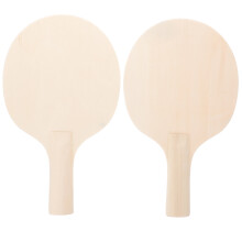 Wooden Pong Paddle DIY Table Tennis Racket 2 pcs