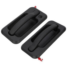 8Pcs Exterior Outside Door Handle Set Auto Parts for 2003-2009 H2 Black Textured 131609870457 15104792 10360326