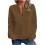 Gesteppter Damen-Pullover, einfarbig, Rundhalsausschnitt 1