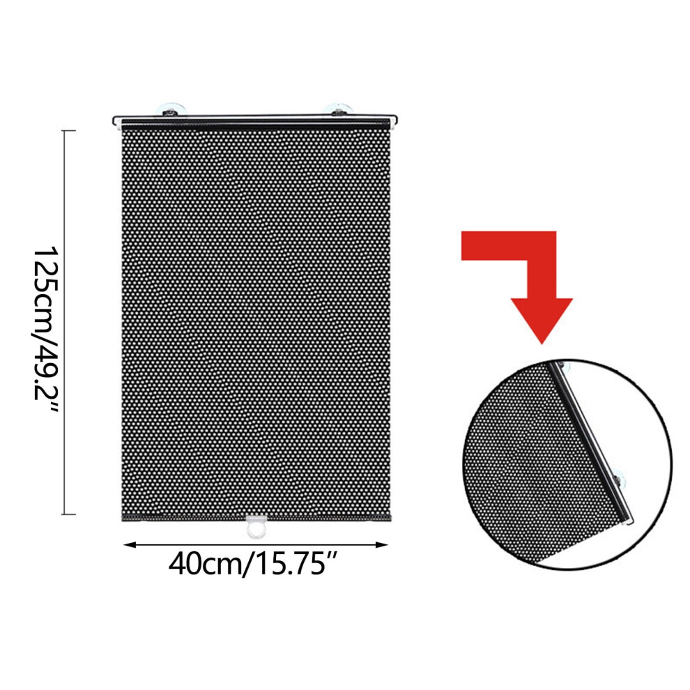 Car Sunshades Auto-Retractable Uv Thermal Protection 1 Pair 9418476047794