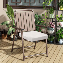 Outdoor Seat Cushion 15.7" x 15.7" Waterproof Solid Color